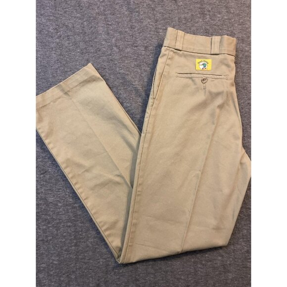 Vintage Duck Head Pants Mens 32x34 Beige Khaki Chino Cotton Flat Front USA - Picture 10 of 10